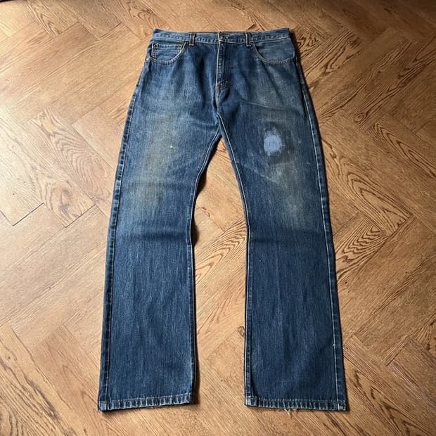 [34]리바이스 517 빈티지 워싱 플레어 데님 팬츠