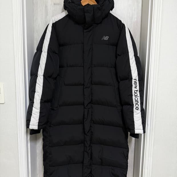 xl 105 / 뉴발란스 블랙 덕다운 롱패딩