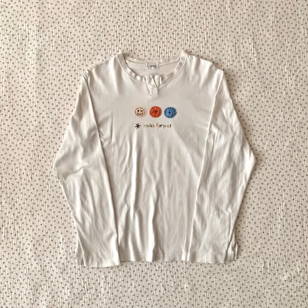 빈티지 패치 티셔츠