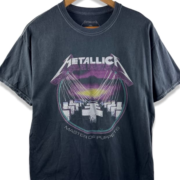 메탈리카 Master of Puppets 오피셜 아트워크 밴드티2108