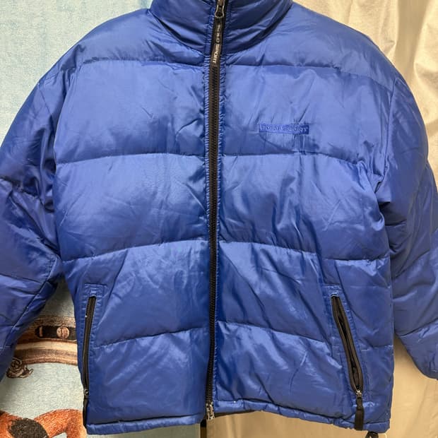 폴로 스포츠 패딩 블루 (실착있음)