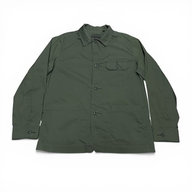 L 유니클로 카키 워크자켓