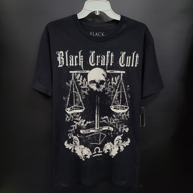 Black Craft 스컬 프린팅 셔츠(새제품급)