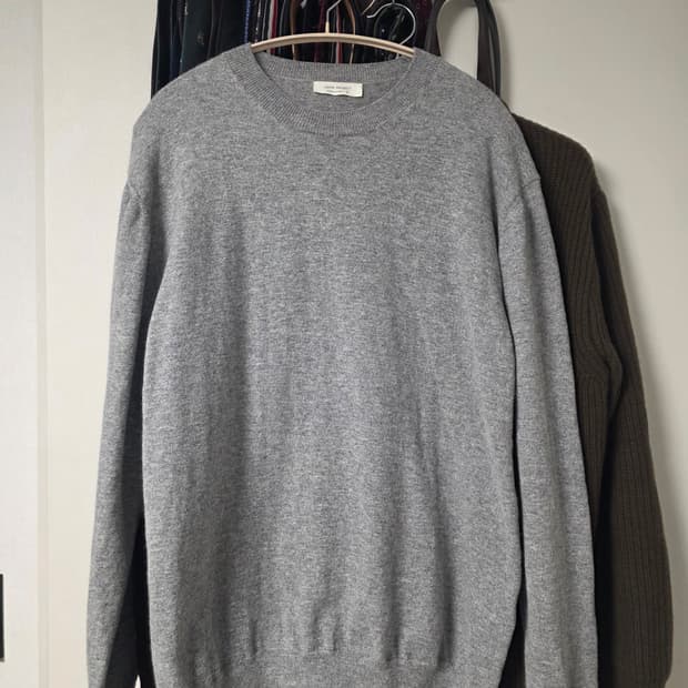 Laine 레인 캐시미어 울 니트 그레이