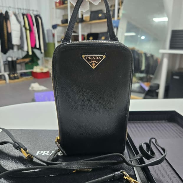 [정품] 프라다 사피아노 폰홀더백