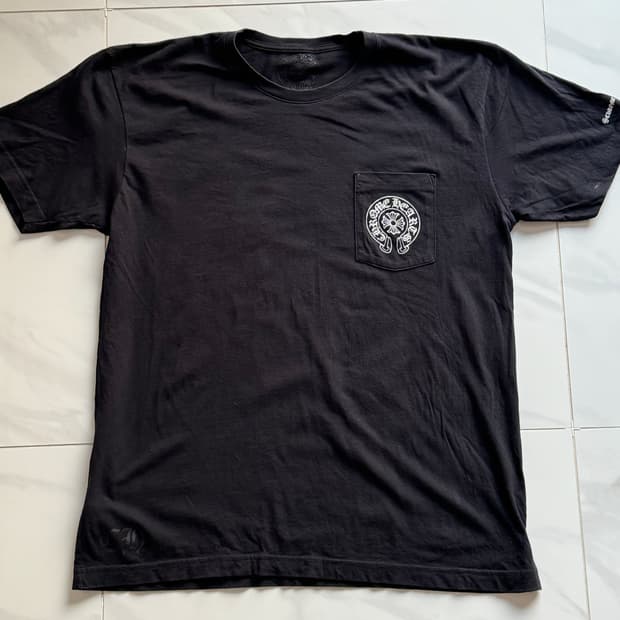 크롬하츠 홀스슈 로고 티셔츠 