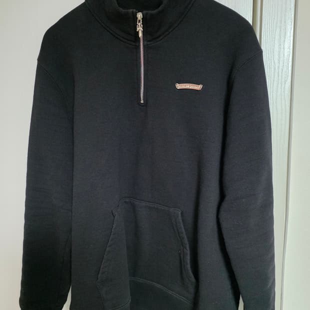 크롬하츠 쿼터 집업 L 국내백화점판 인보이스 o