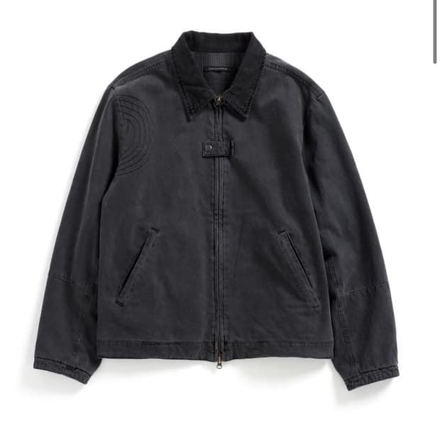 헤칭룸 데님 워크 자켓 차콜 색상 4사이즈