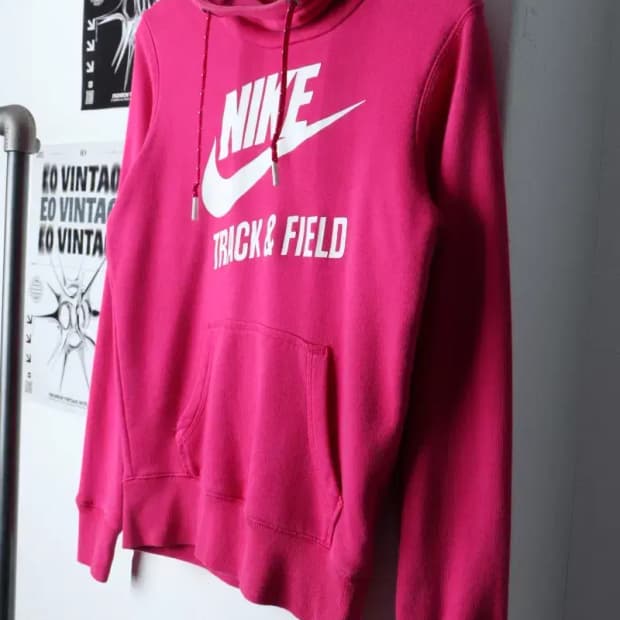 W(M) 나이키 후드티셔츠 핑크 테크팩 빅로고-11ED2