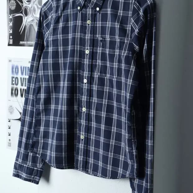 (XL) 아베크롬비 셔츠 남방 아동 키즈 체크-13733