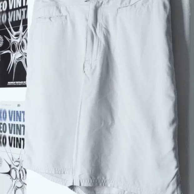W(XL) 파타고니아 반바지 팬츠 그레이 기능성 폴리-1C92