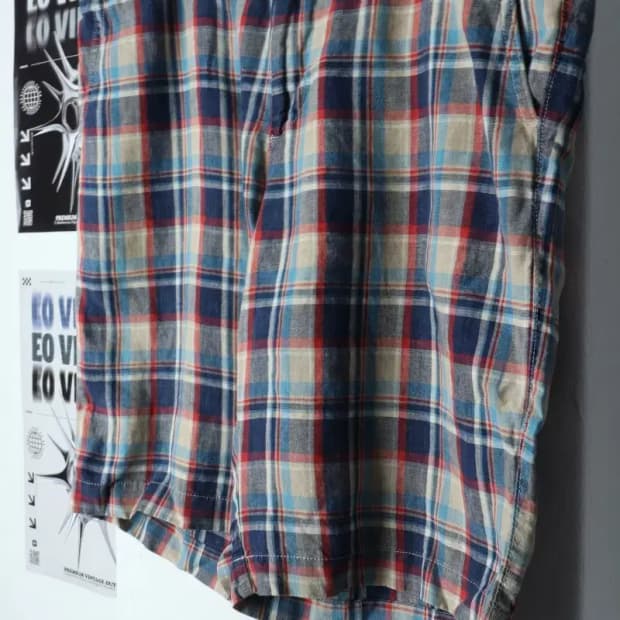 (XL-3XL) 헨리코튼 반바지 팬츠 빅사이즈 린넨 마-1CFF