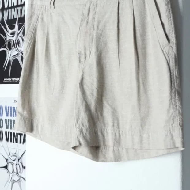 (L-XL) 파타고니아 반바지 팬츠 사용감 아이보리 면-1DB6