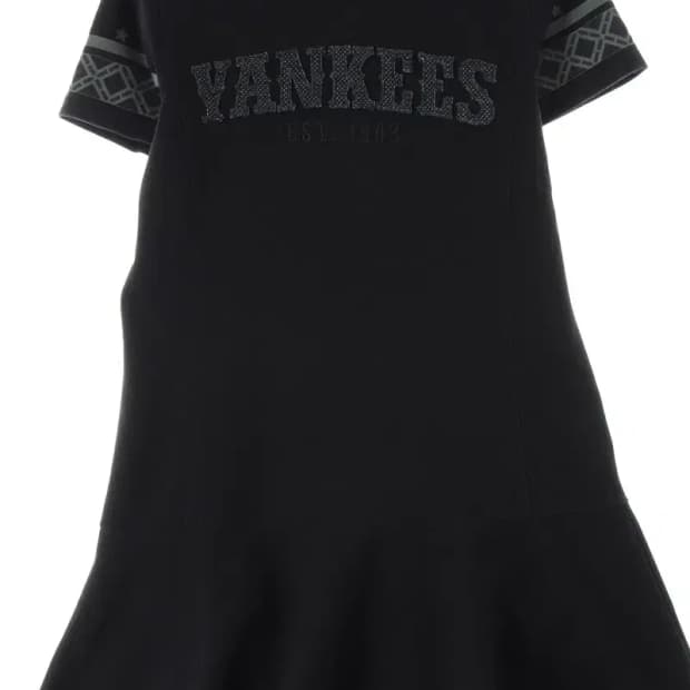 W(M) MLB 엠엘비 반팔 티셔츠 원피스 양키스 블랙-140FE
