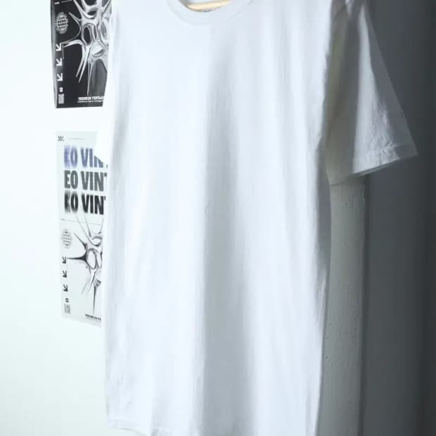 (M-L) 챔피온 반팔 티셔츠 화이트 기본-144F8