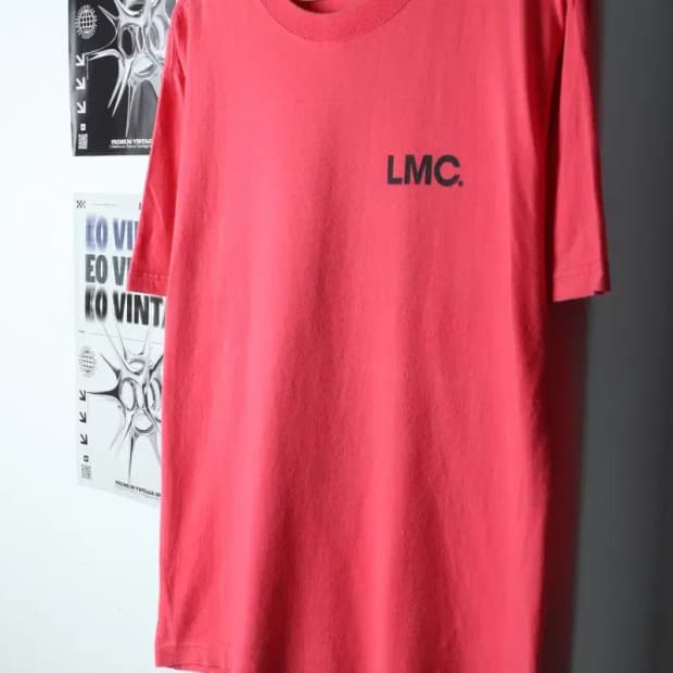 (M-XL) 엘엠씨 반팔 티셔츠 핑크 올드스쿨-144FD