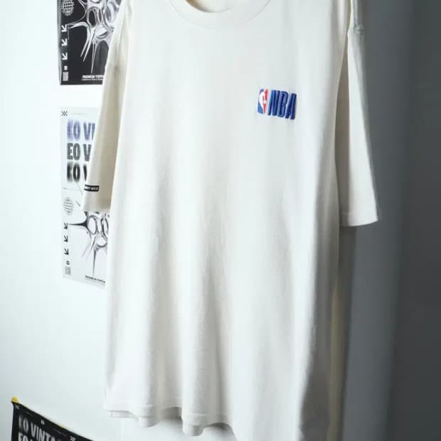 (XL) NBA 엔비에이 반팔 티셔츠 화이트 니트-146D8