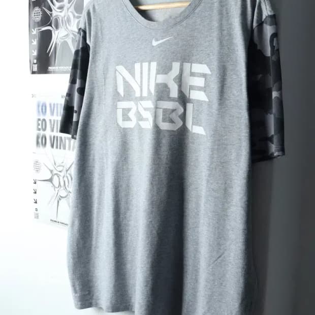 (XL-2XL) 나이키 반팔 티셔츠 빅사이즈 카모 올드스쿨-14B05