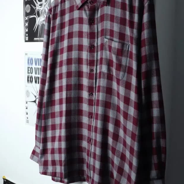 (2XL) 레노마 셔츠 남방 빅사이즈 체크 플란넬-14BF2
