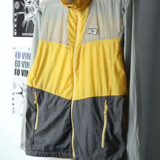 (L-XL) K2 케이투 집업 바람막이 점퍼자켓 경량 컬러믹스-14ED0
