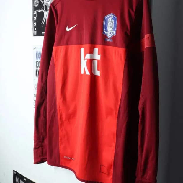 (L-XL) 나이키 긴팔티셔츠 한국 선수지급용 유니폼-14F5A