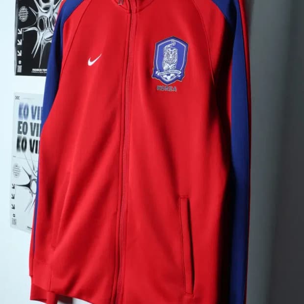 (L) 나이키 집업져지 트랙탑 축구 대한민국 국대-15475
