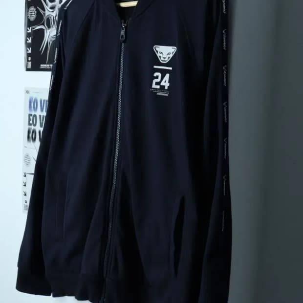 (XL-2XL) 다이나핏 집업져지 트랙탑 네이비 올드스쿨-154F0