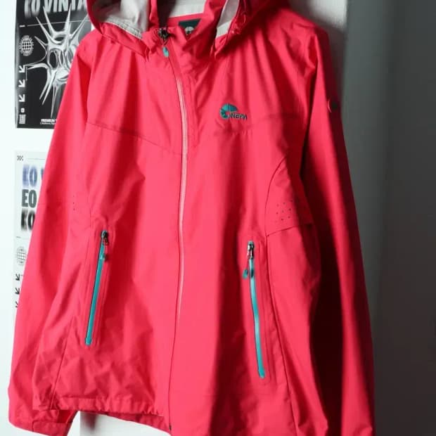 W(2XL) 네파 집업 바람막이 점퍼자켓 새상품 빅사이즈 핑크-1557D