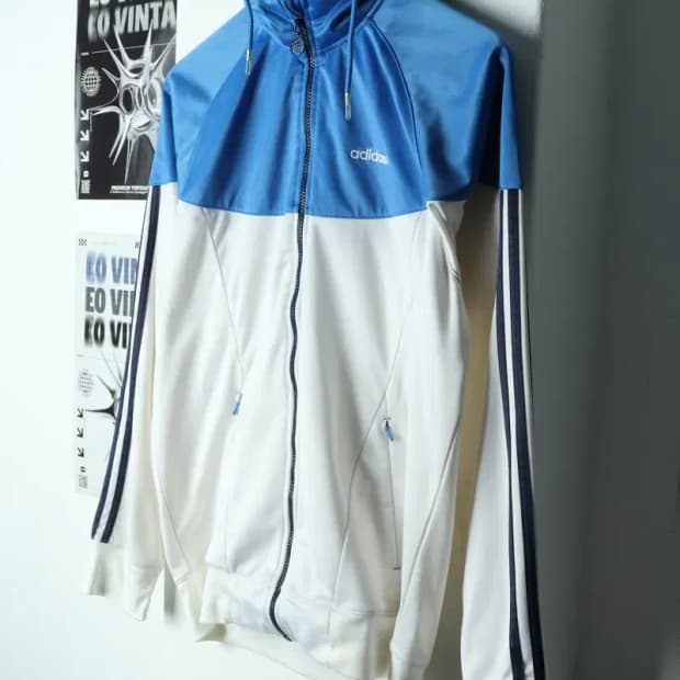 (L-XL) 아디다스 후드집업 포카리 삼선 대장급-1557E