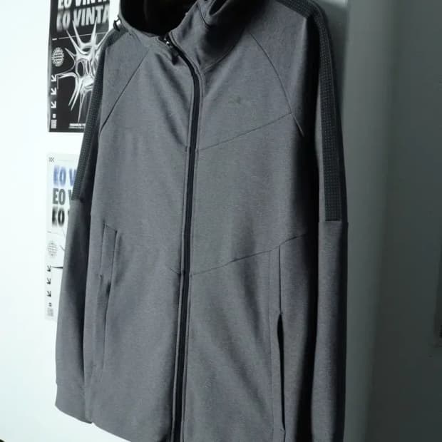 (XL-2XL) 퓨마 후드집업 그레이 폴리 올드스쿨-15585