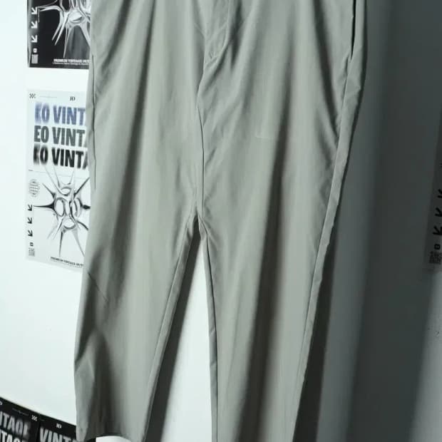 W(XL) 브랜드빈티지 슬랙스 경량 바지 유니클로 띠어리 밴딩-2173