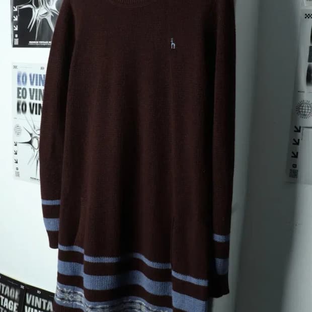 W(L) 헤지스 니트 원피스 브라운-15661