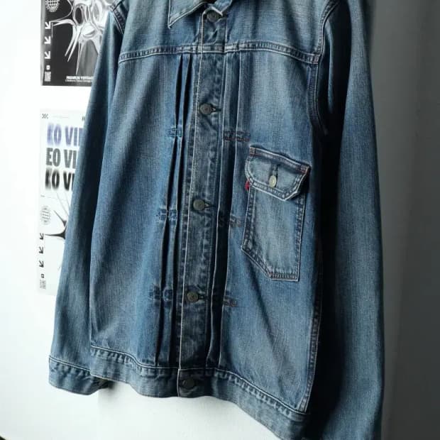 (L) 리바이스 집업 바람막이 점퍼자켓 세대 일본 트래커-15703