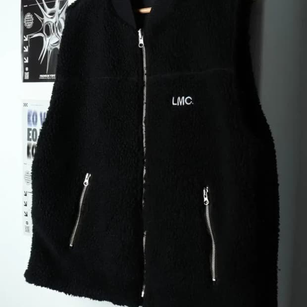 (M-L) 엘엠씨 집업 바람막이 점퍼자켓 조끼 리버시블 후리스-1575B