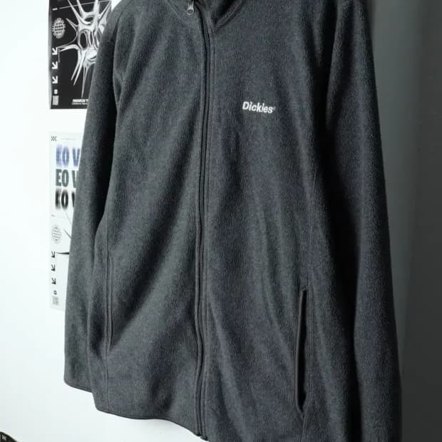 (XL) 디키즈 집업 바람막이 점퍼자켓 후리스 그레이-1575C