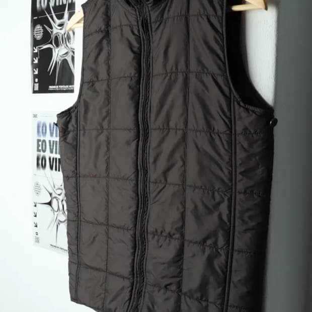 W(XS-S) 타미힐피거 패딩 점퍼자켓 조끼 경량 카키-15774