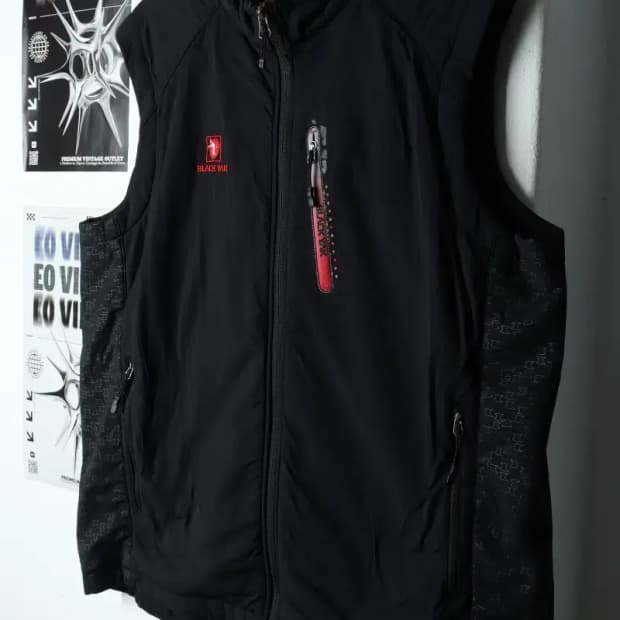 (XL) 블랙야크 집업 바람막이 점퍼자켓 조끼 기모-1577C