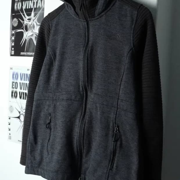 W(M-L) 노스페이스 후드집업 그레이 올드스쿨-157D9