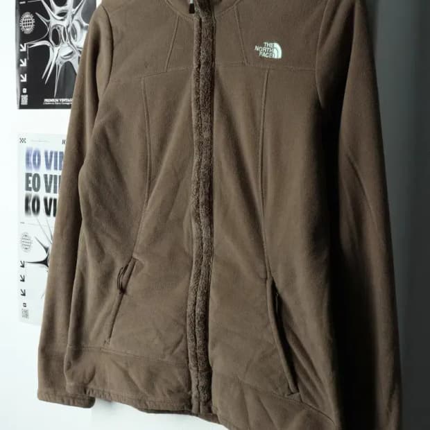 W(L) 노스페이스 집업 바람막이 점퍼자켓 후리스 카키-157E8