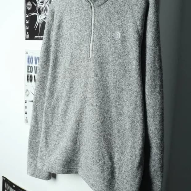 (L-XL) 노스페이스 집업 바람막이 점퍼자켓 후리스 반집업-157EB