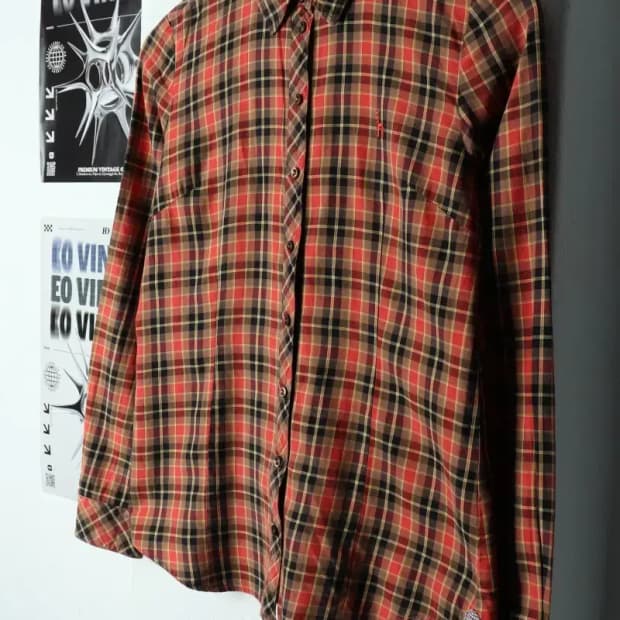 W(S) 헤지스 셔츠 남방 체크 컬러믹스-15805