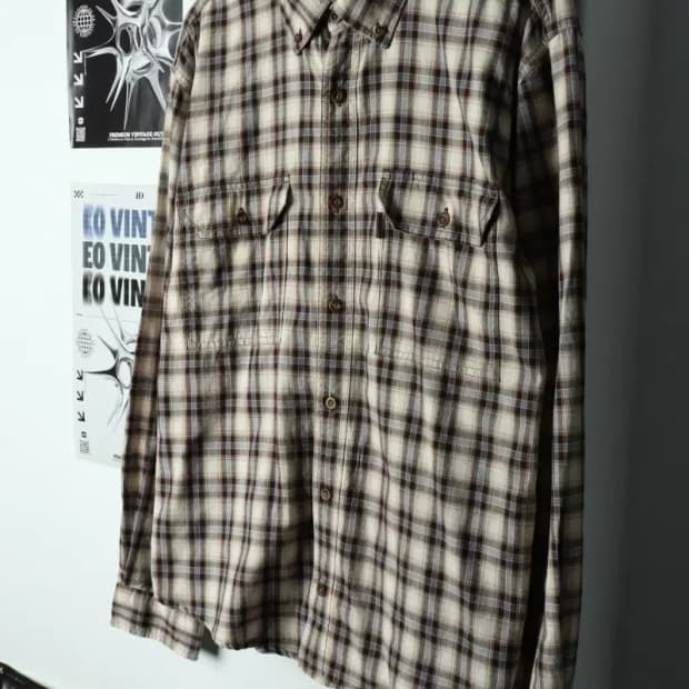 (XL-2XL) 칼하트 셔츠 남방 빅사이즈 체크 아메카지-15808