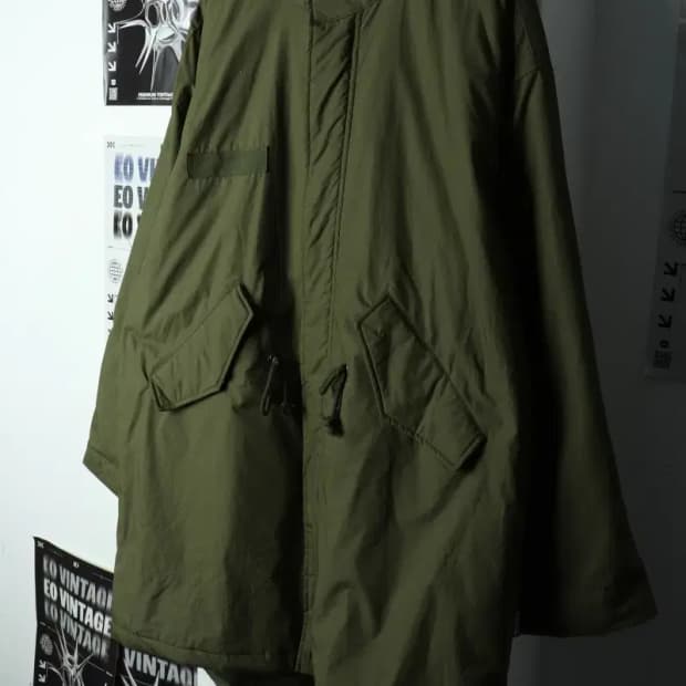 (M-L) 브랜드빈티지 집업 바람막이 점퍼자켓 카키 트래블-15820