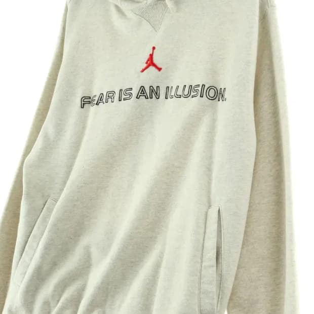 (M-L) 조던 후드티셔츠 년대 백멜란지 올드스쿨-15859