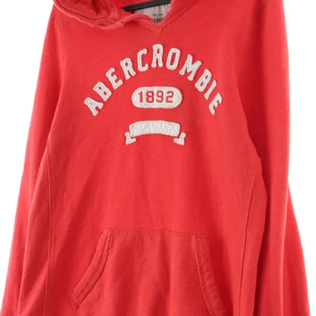 W(M-L) 아베크롬비 후드티셔츠 핑크 빅로고-15861