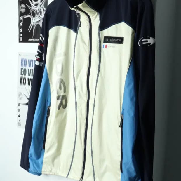 (XL) 아이더 집업 바람막이 점퍼자켓 레이싱 시트로엥 한정판-15862