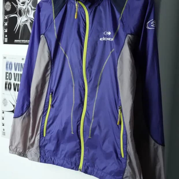 W(M) 아이더 집업 바람막이 점퍼자켓 경량 퍼플-15863