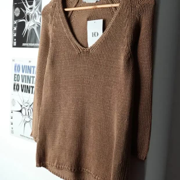 W(S-M) 막스마라 니트 이태리 브라운-15916