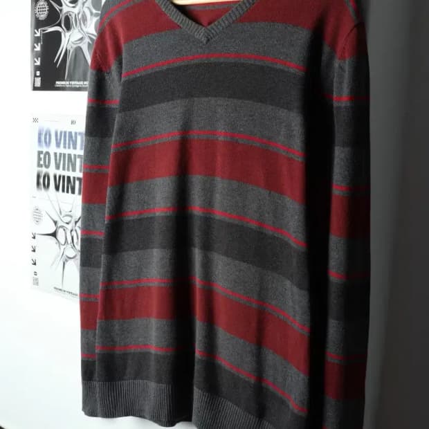 (L-XL) DKNY 디케이앤와이 도나카란 니트 스트라이프-1591A