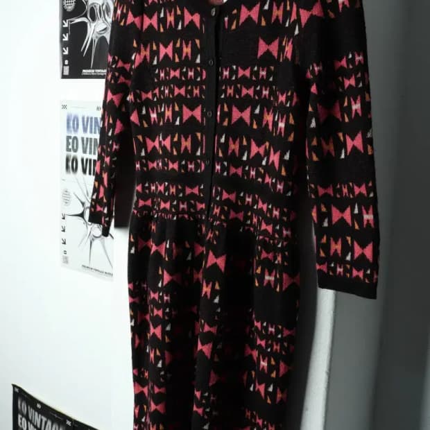 W(M) 질스튜어트 드레스 원피스 니트 패턴 울-159A4